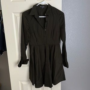 Olive green, business dress